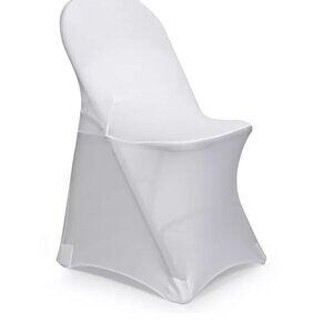 10 Pcs Spandex Folding Chair Covers Wedding, Party Slipcovers